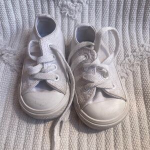 Converse Kids White Sneakers